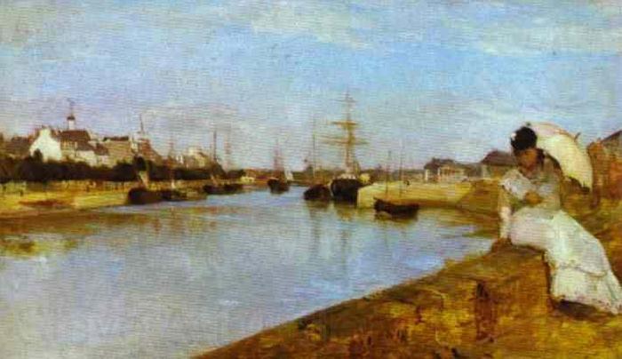 Berthe Morisot The Harbor at Lorient, National Gallery of Art, Washington